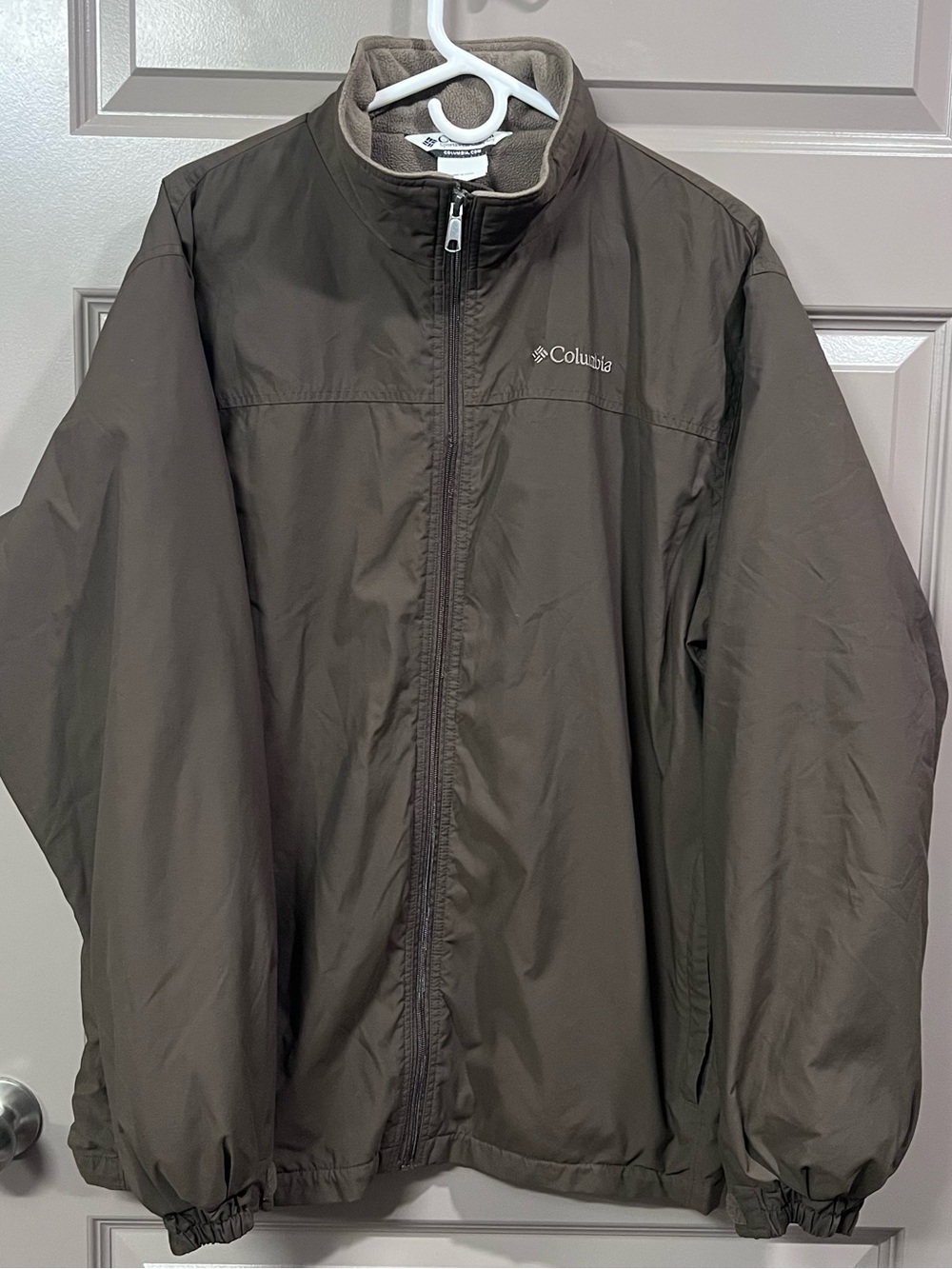 Columbia Men's Brown windbreaker Full-Zip Jacket